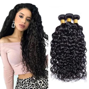 Imagem de Pacotes de cabelo DiexRlamx Water Wave 100% Brazilian Remy Hair