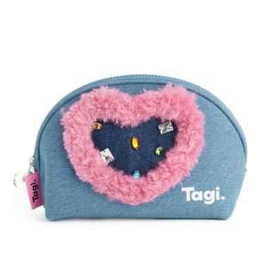 Imagem de Tagi. Imagine Jelly Love Bolsa de armazenamento jeans, Mini bolsa Shell
