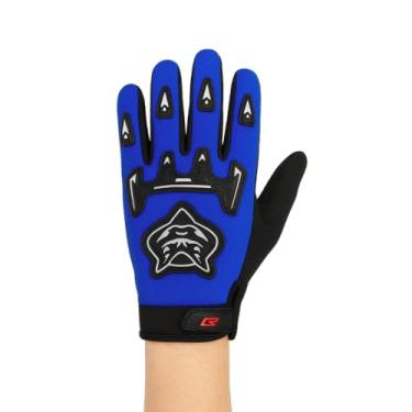 Imagem de Par de Luva de Proteção Antiderrapante Multiuso – Moto, Bike, Carro e Muito Mais! Azul