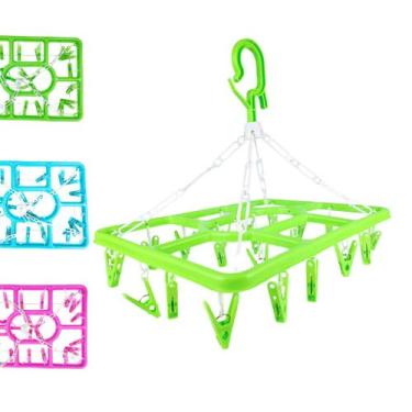 Imagem de Varal Para Roupas intimas 20 Prendedores Reforçado Original - Eye Prod