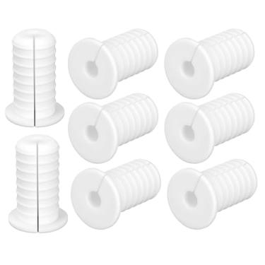 Imagem de 8pçs 3/4 Polegada Ilhós Cabos para Starlink, Antiderrapantes Kit de Roteamento Cabos ilhós com Furo de Parede Dividido para Fios Ethernet/TV Proteção à Prova d'Água (19mm Diâmetro, Branco)