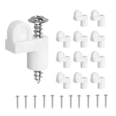 Imagem de Clipes de janela de tempestade | com parafusos resistentes evitam tremores - Fecho de painéis de inverno para portas de tela, para escritório em casa, apartamento, quarto, sala de estar