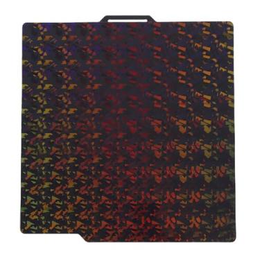 Imagem de Generic Cama de Impressão Flexível, Caleidoscópio PEY Suave e Placa de Construção de Padrão de Fragmentos 257 X 257 Mm Com Forte Adesão para PLA PETG, para Impressoras 3D Lab A1 P1P P1S