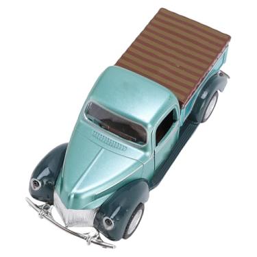 Imagem de Cryfokt Modelo de Caminhonete Clássica Vintage, Estatueta Meticulosa de Liga para Colecionadores de Decoração de Casa, Caminhão retrô Em Escala 1:32 para Crianças, Estatueta de Caminhão Vintage de