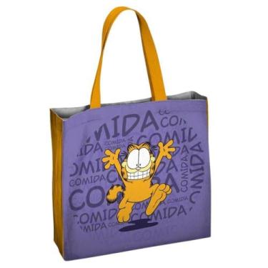 Imagem de Kit 3 Uni Bolsa Sacola Retornável Oficial Garfield - Semax
