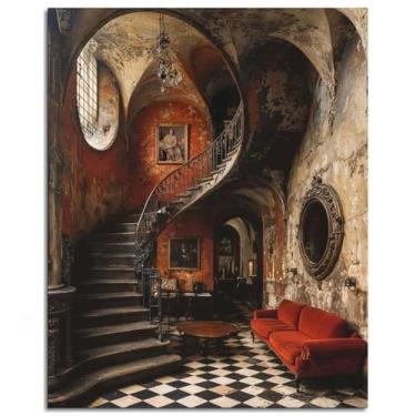 Imagem de Impressão em tela interna pôster abandonado interior arte de parede para casa 1 peça decorações não ramificadas 25,4 x 20,3 cm