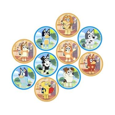 Imagem de Suprimentos Para Festa De Aniversário Bluey Tema De Cão De Desenho Ani