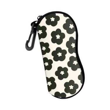 Imagem de Estojo macio para óculos de sol, bolsa de óculos com zíper de neoprene