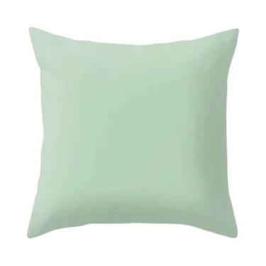 Imagem de Capa De Almofada De Poliéster Rosa, Branca, Preta E Verde 45x45cm Para