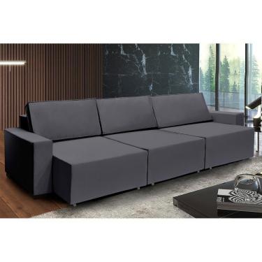 Imagem de Sofá Dallas 3,40m-chumbo