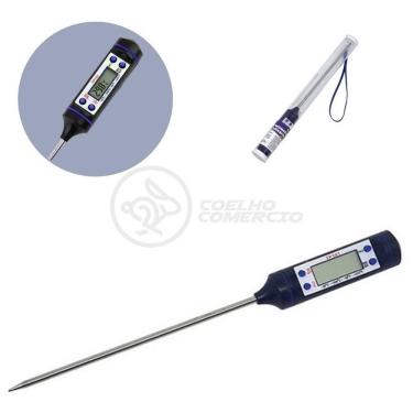 Imagem de Termômetro Culinário Cozinha Digital Mede -50ºc A +300ºc