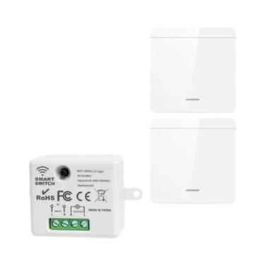 Imagem de Interruptor De Luz Inteligente Sem Fio 433MHz 1/2/3 Gangues 10A 110V 2