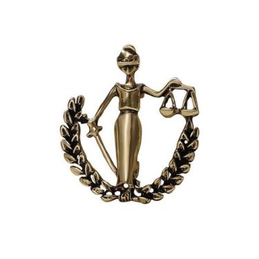 Imagem de Alfinetes de broche Retro Zodiac Lady Justice Libra Goddess - Yiweisai