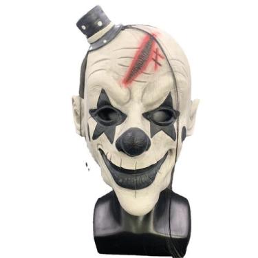 Imagem de Mask Terrifiers Clown Headgear, traje de cosplay facial de látex - yiw