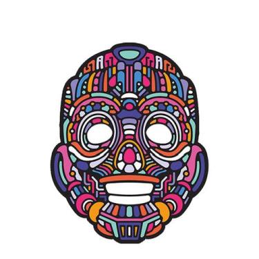 Imagem de Máscara facial de látex controlada por voz para carnaval de Halloween 