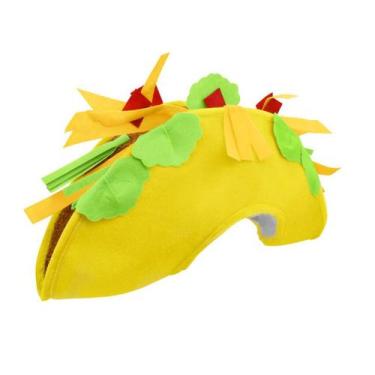 Imagem de Chapéu Taco Halloween Cosplay Poliéster 40 cm  15 cm Tamanho adulto - 