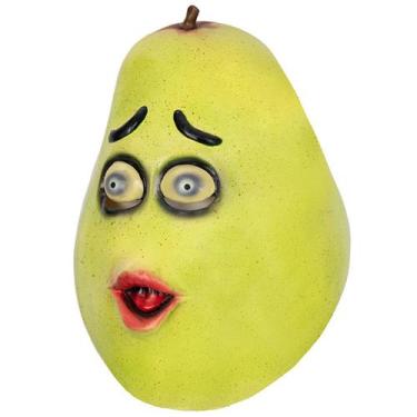Imagem de Máscara de cosplay irritantes: pera, Halloween, carnaval, látex de pás