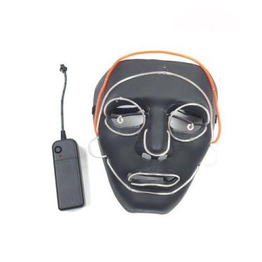 Imagem de Mask Cold Light Glow Cosplay Tema de desenho animado de Rick e Morty -