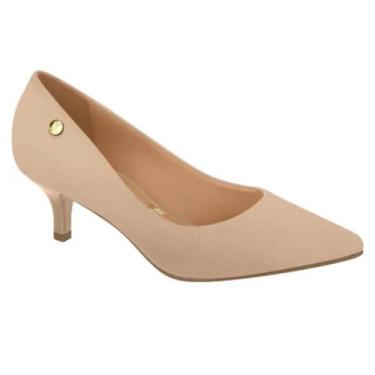 Imagem de Sapato Scarpin Feminino Vizzano Salto Baixo 5cm Fino Elegânte Confortá
