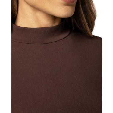Imagem de Blusa Feminina Gola Alta Sem Costura Loba 45100-001, Marrom, G