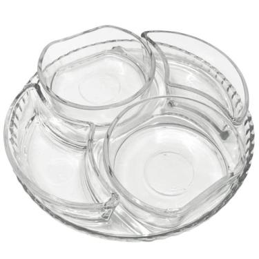 Imagem de Jogo petisqueira de vidro com 5 peças - Kaveh