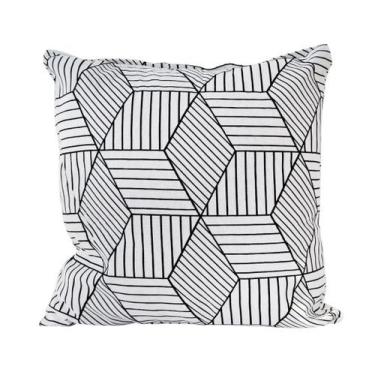 Imagem de Capa de almofada estampa geométrica 100% poliéster  40x40cm - Amigold