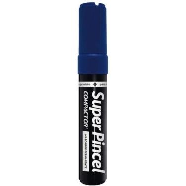 Imagem de Marcador Permanente Super Pincel Azul Compactor