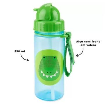 Imagem de Skip Hop - Garrafa Flip Zoo Crocodilo