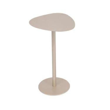 Imagem de Mesa Lateral Orgânica Média - Azeviche Metais, Champanhe