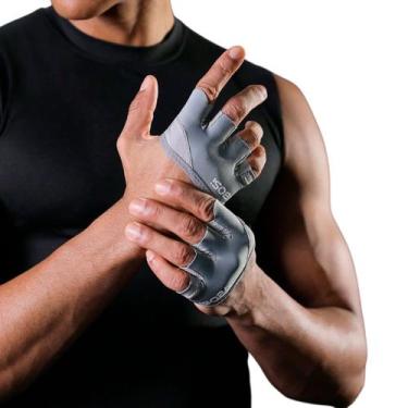 Imagem de Luva Academia Meio Dedo Protetor De Palma Anti Calos Grip TAMANHO:XLCO