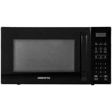 Imagem de Micro-ondas Agratto AMIC01N 32L 1400W Painel Digital, 32L, Preto, AMIC