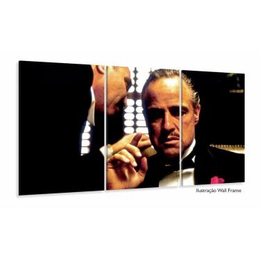 Imagem de Quadro Decorativo Poderoso Chefão 120x60 3 peças