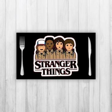 Imagem de Jogo Americano 2 Un Retangular Neoprene Bonecos Stranger Things - Cria