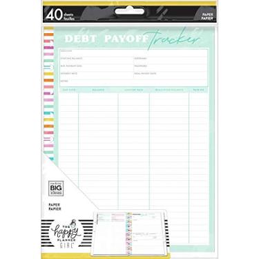 Imagem de The Happy Planner – Papel de enchimento clássico para diários e planejadores – Tema Savvy Saver – Papel de planejamento financeiro – 40 folhas
