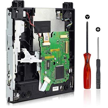Imagem de Gorliskl Unidade de DVD para Nintendo Wii, Compatível com D4/D3-2/DMS/D2B/D2C/D2A/D2E, Substituição Completa com PCB