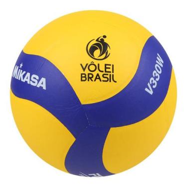 Imagem de Bola De Voleibol V330w Amarelo E Azul - Mikasa
