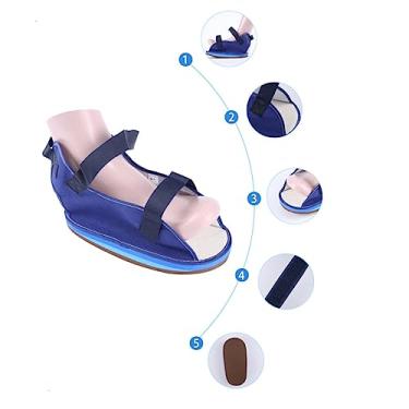 Imagem de Ipetboom Sapatos De Gesso Com Dedos Quebrados Sapatos De Caminhada Com Fratura Sandálias Femininas Sandalias Para Mujer Sapatos De Caminhada Femininos Sapatos De Proteção Para Os Pés