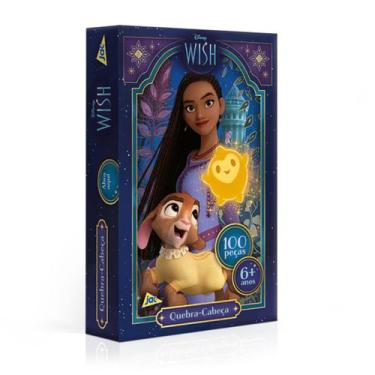 Imagem de Quebra Cabeça Wish Disney 100 Peças Toyster 003178