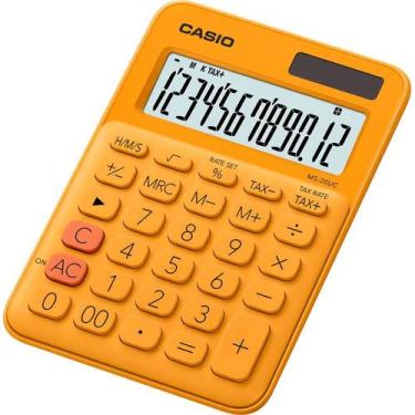 Imagem de Calculadora Compacta Casio MS-20UC-RG - Laranja