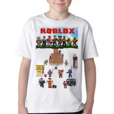 Imagem de Camiseta Infantil ou adulto Roblox Personagens Blusa Criança todos tam