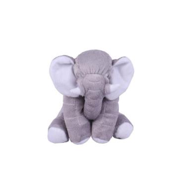 Imagem de Almofada Travesseiro Elefante Cinza com Branco 60 cm - Ana Ju Baby