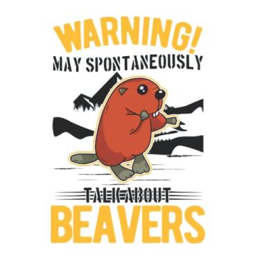 Imagem de Biber Notizbuch: May spontaneously talk about Beavers Biber / 6x9 Zoll / 120 karierte Seiten