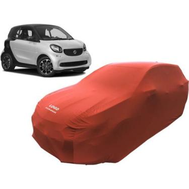 Imagem de Capa De Tecido Carro Smart Fortwo - Mz, Vermelha