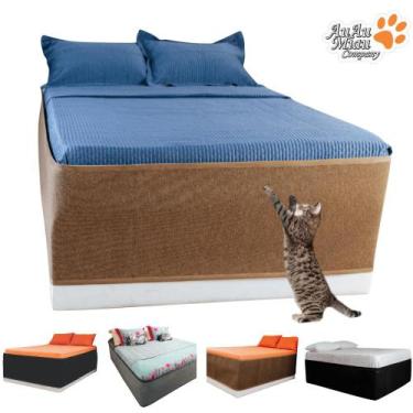 Imagem de Protetor de Cama Box e Arranhador Para Gatos - Au Au Miau Company, BEG
