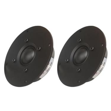 Imagem de HIFIDIY LIVE 2 unidades de alto-falante tweeter HiFi de 10 cm, 25 núcleos, membrana de seda preta, 8OHM, 30W, alto-falante agudos B1-100