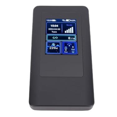 Imagem de Luocute Wi -Fi Portátil, Ponto de Acesso Móvel 5G Com Tela de Exibição e Slot de Cartão, Suporte de Viagens Sem Fio de Banda Dupla para Chip MTK, Hotspot Portátil de Wifi para Viagem