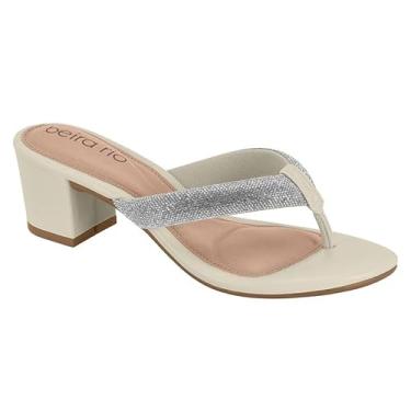 Imagem de Tamanco Beira Rio Cristais (Branco Off, BR, Adulto, Numérico, M, 33)