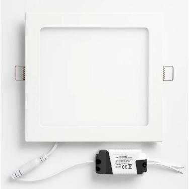 Imagem de Plafon Painel de led quadrado  22cm Bivolt 18W 3000k