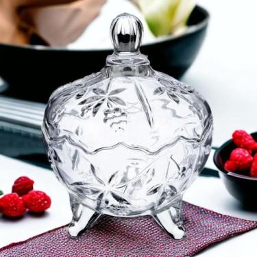 Imagem de Bomboniere De Mesa Pequena Com Tampa Potiche Vidro Radiance - CLINK