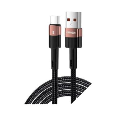 Imagem de Cabo USB Tipo C De Carregamento Rápido 6A Para Huawei P40 pro P30, Cab
